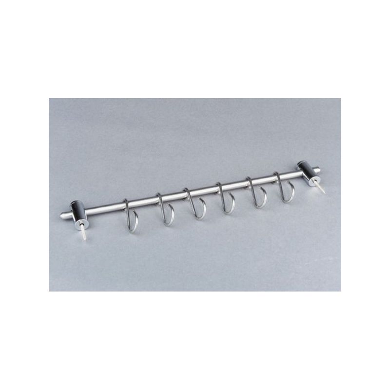 COLGADOR EMBUTIDOS 50CM TORN 10 GANCHOS INOX IBILI