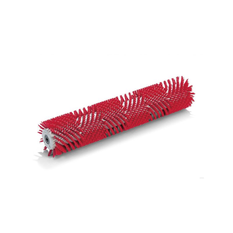 Cepillo cilíndrico, medio, rojo, 700 mm