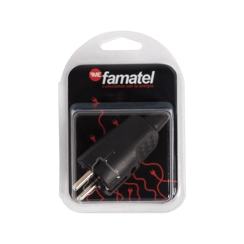CLAVIJA ELEC 4,8MM/100x145x55 16A-250V TT GOMA TERM NE FAMAT