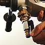 Motor taladro diamante seco y húmedo 1900W, 3 velocidades, arranque suave e interruptor de seguridad. Cap máxima de 152mm