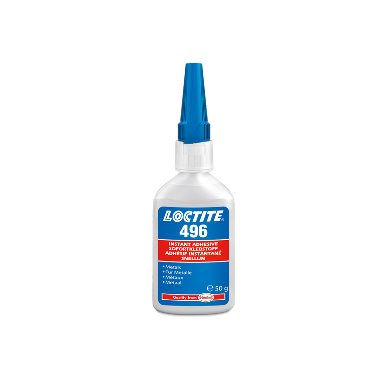 LOCTITE 496 BO 50G EPIG ADHESIVO INSTANTÁNEO METALES VISCOSIDAD MEDIA