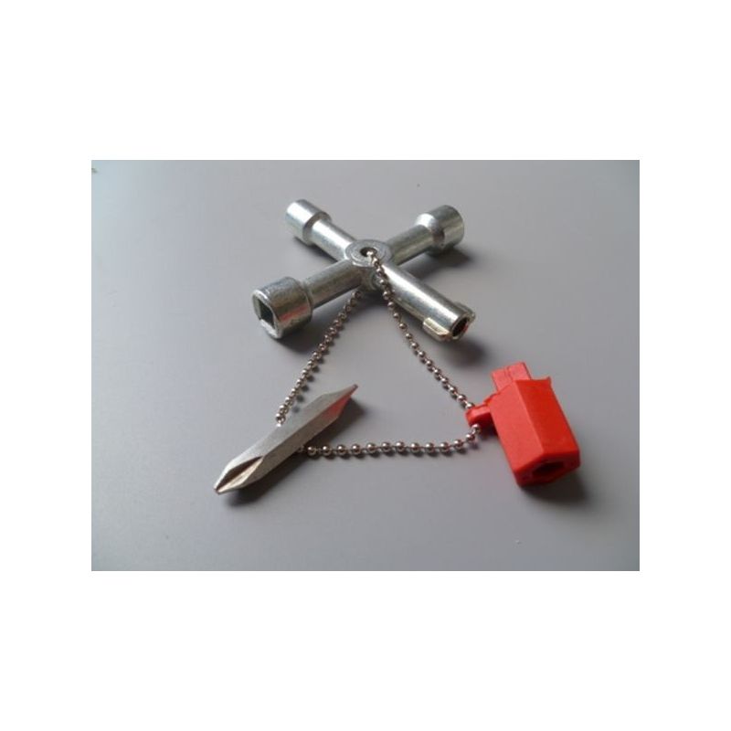 LLAVE FONTANERO CABINA CONTROL GAS-AGUA-ELECTRICIDAD LAT/CR 