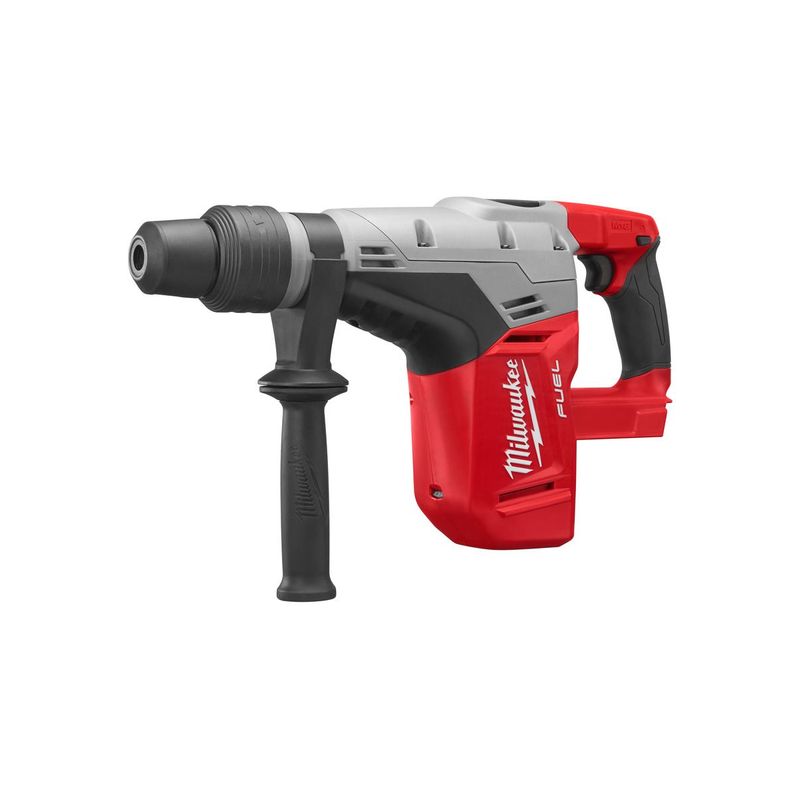 M18CHM-0 Martillo combinado SDS-Max M18 FUEL™, 5kg, 4 modos, 6,1J de energía de impacto, capacidad máxima 40mm, vibración de cincelado 9,6m/s², 0-3000bpm. Se suministra en versión cero, sin baterías ni cargador