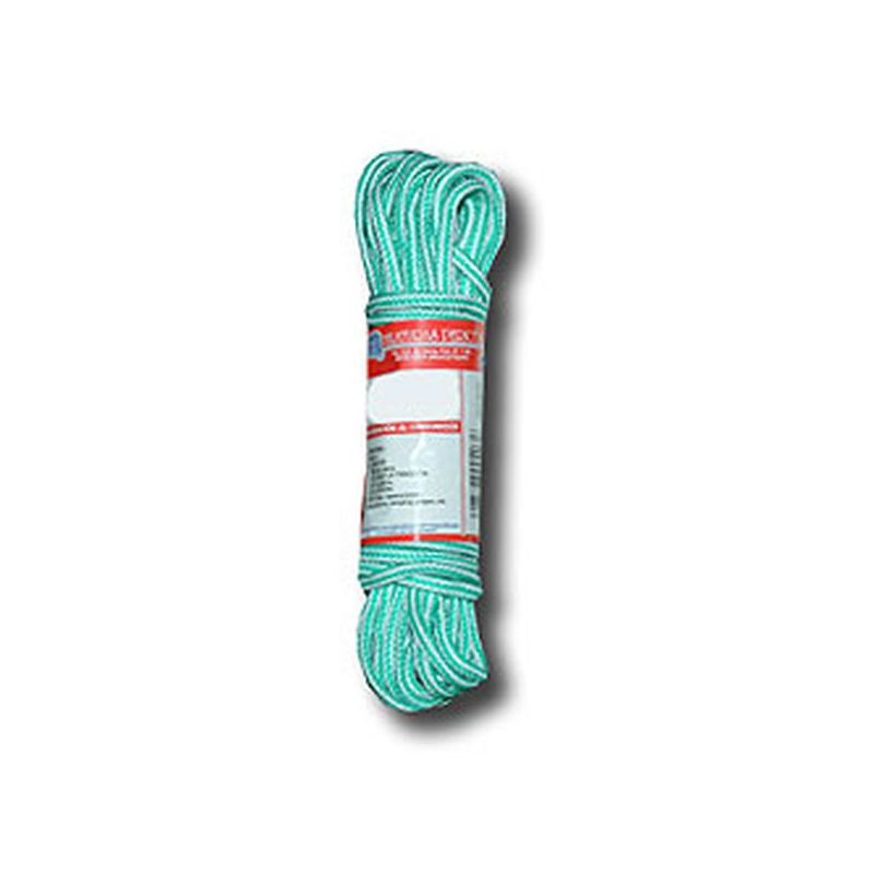 CUERDA TRENZ. 04MM PE BL/VE H.PERIO 15 MT                   