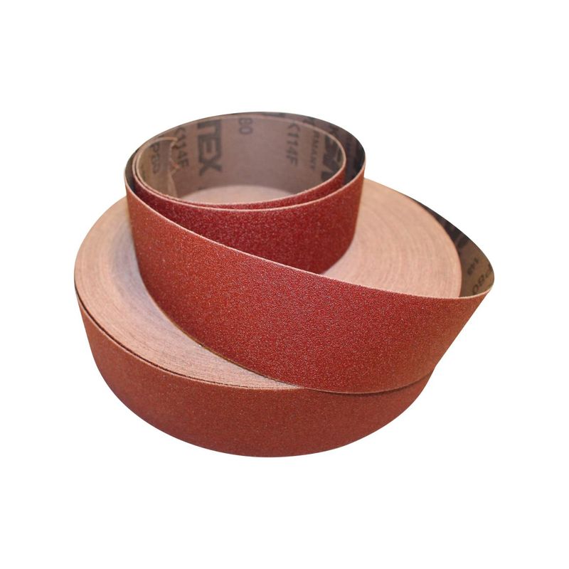 Rollo económ. de tejido abrasivo 50 mm K100 VSM