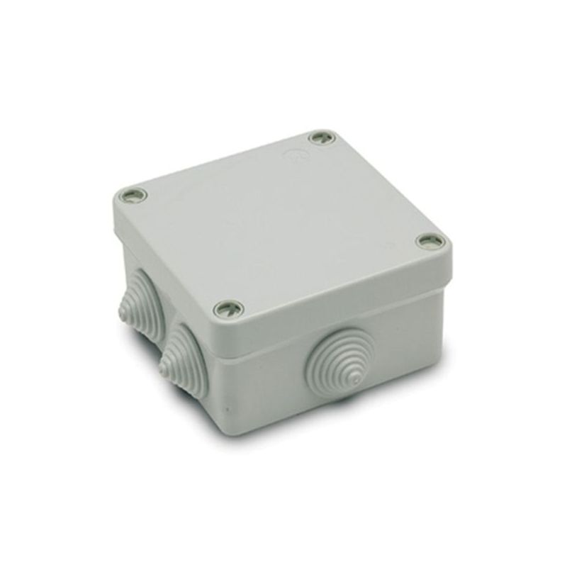 CAJA ELEC ESTANCA 100x100x65 CON CONOS ABS GR FAMAT