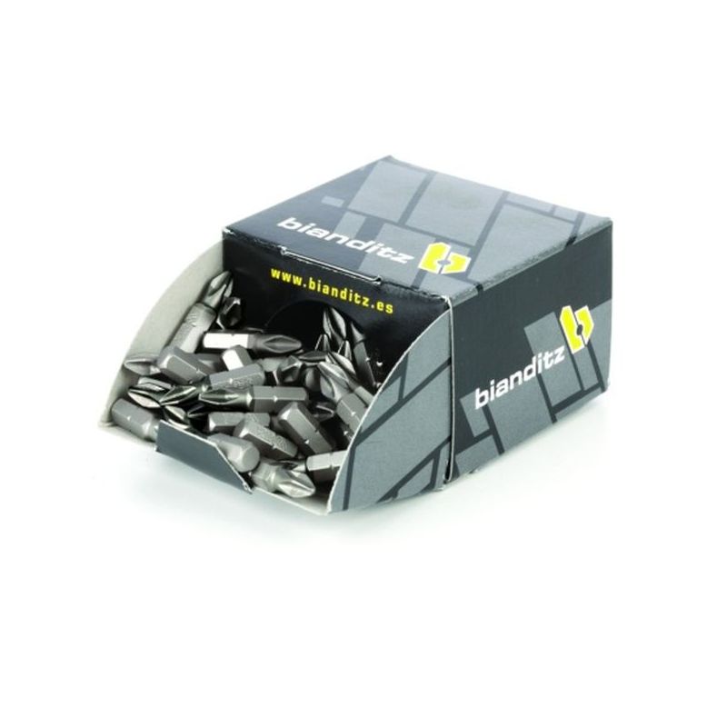 PUNTA ATORN PZ2 1/4&quot;&quot;-25MM EXTRA DURA BIANDITZ