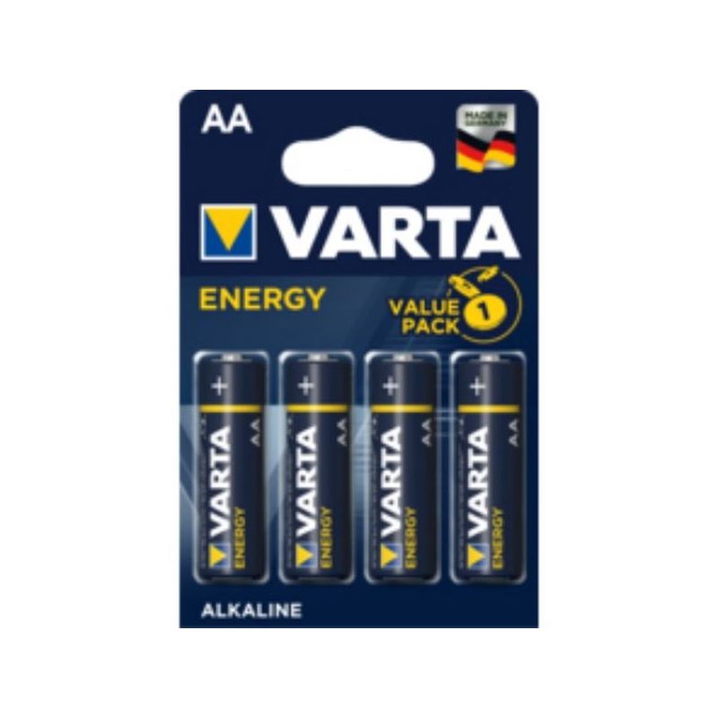 PILA ALCALINA LR06 AA 1,5V ENERGY VARTA 4 PZ