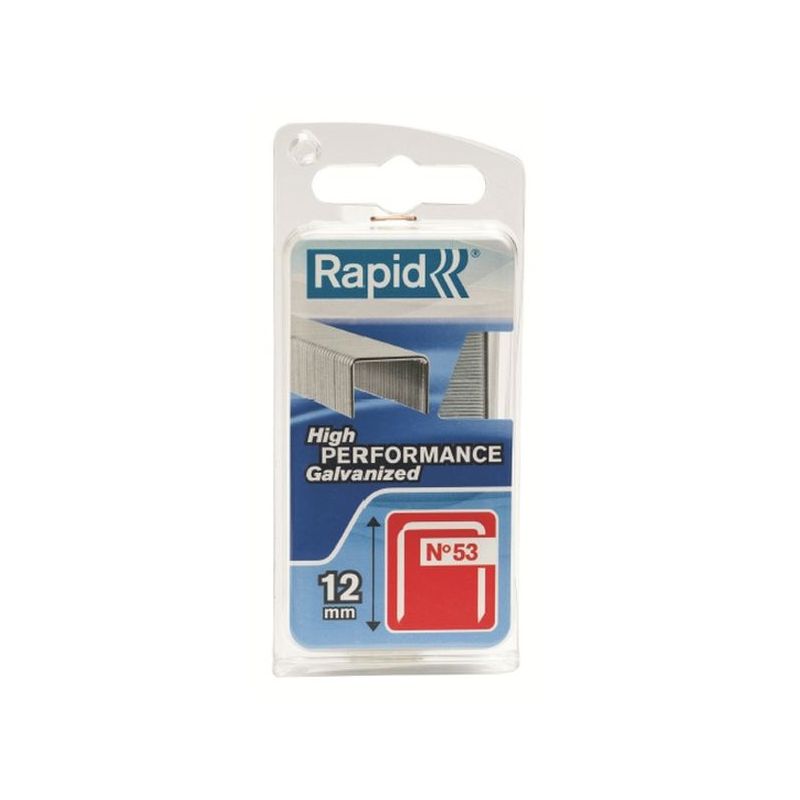 GRAPA GRAPADORA MODELO 53 12MM FINA ACERO RAPID 1.060 PZ