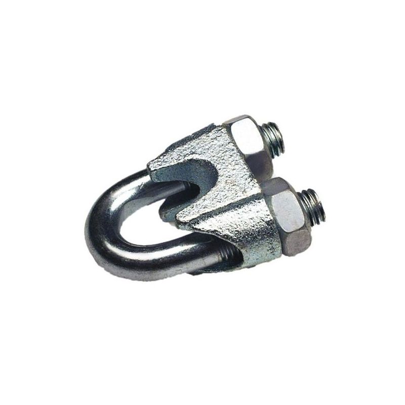 SUJETACABLE SUJ 741 3/8&quot;Ø10 ACERO CINC DAMESA 100 PZ