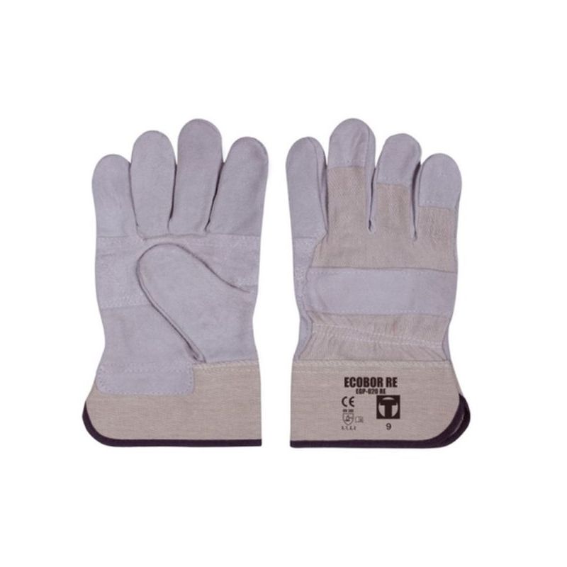 GUANTE SIDERURGIA L09 AMERICANO LONA VAQUERA ECO BOR RE PIEL