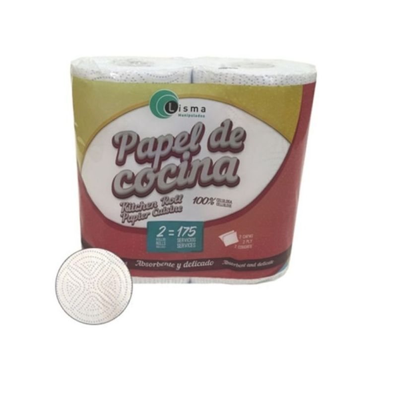 PAPEL COC 19M DOBLE CAPA MULTIUSOS LAMINADO LISMA 2 PZ