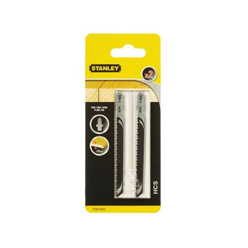 HOJA SIERRA CALAR MAD/AGLO L75MM VAST.&quot;T&quot; C/FINO STANLEY 2 P