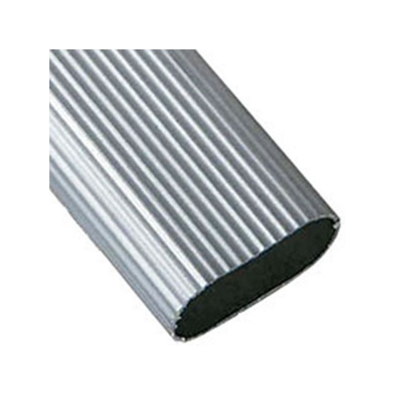 TUBO ARMARIO OVALADO 30X4MT ALU PLA MICEL 4 MT