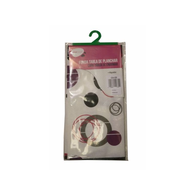 FUNDA TABLA PLANCHAR 130X45CM ALG SURT VIVAHOGAR
