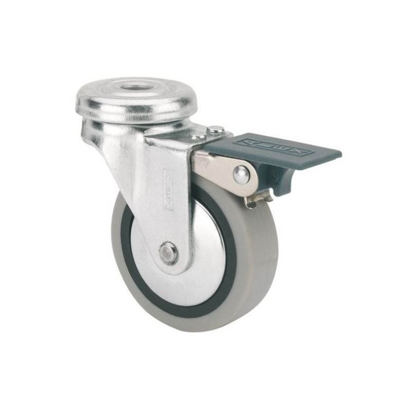 RUEDA GIR C/F 050MM 1-0551 AG/PAS 022KG.LISO GOMA GR N50-PGI