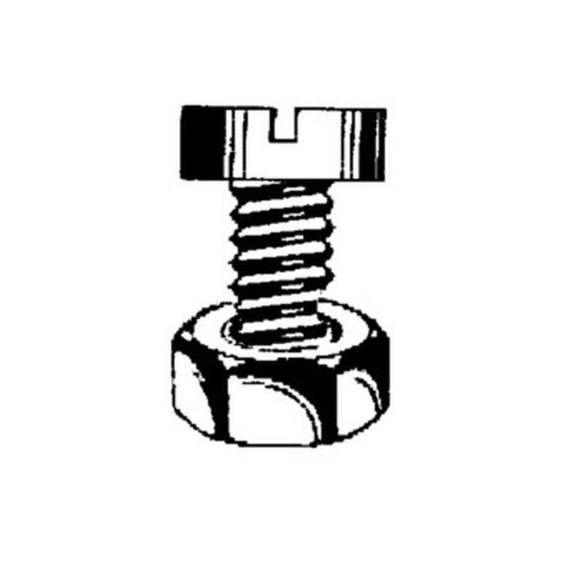 TORNILLO R/METR. 84 05X40MM M5 CINC NIVEL 12 PZ