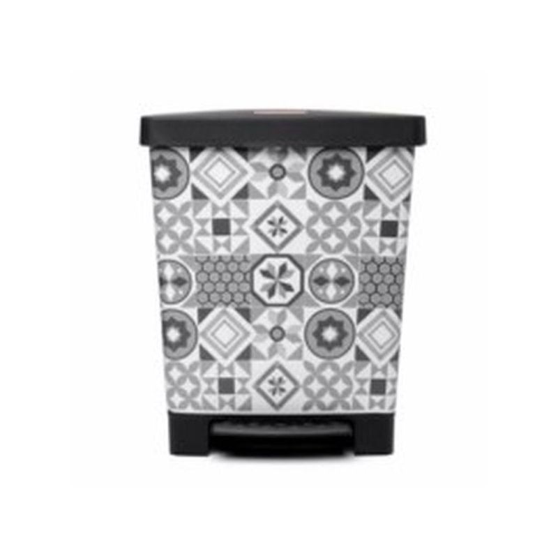 CUBO BAS. RECICL. 23L/390X300X335 C/PEDAL PL HIDRAULIC TATAY