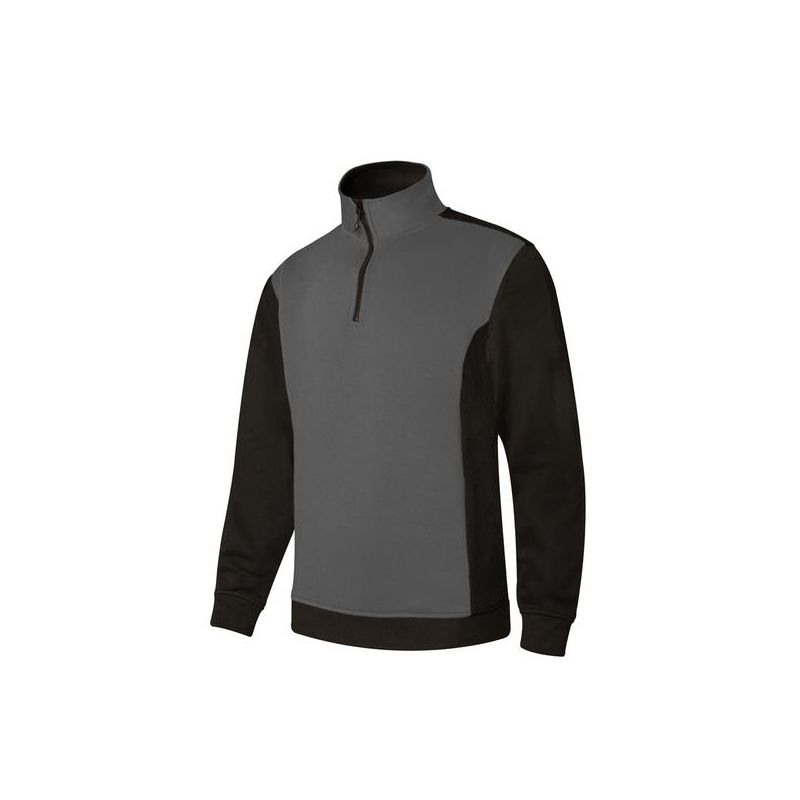 SUDADERA TRABAJO 3XL 65% POLI 35% ALG GR/NEG P105703 VELILLA