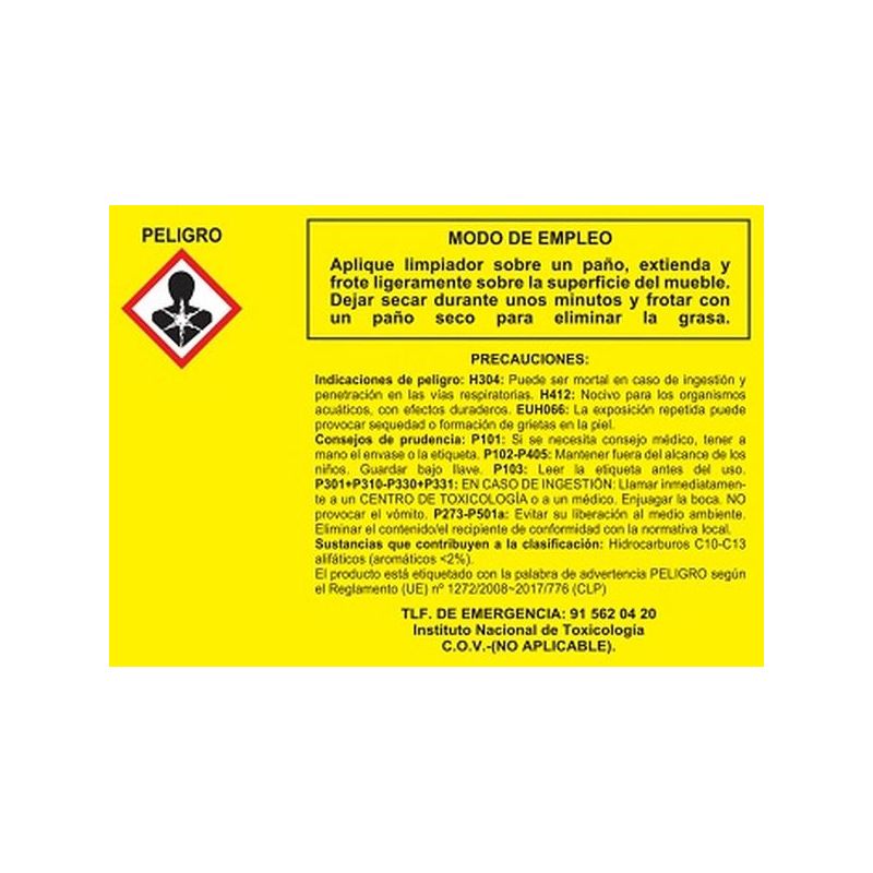 LIMPIADOR MUEBLES REPARADOR NOGAL PROMADE 125 ML