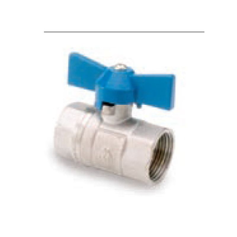 VALVULA FONTAN ESFERA MARIPOSA 3/4&quot; H-H LAT METALGRUP