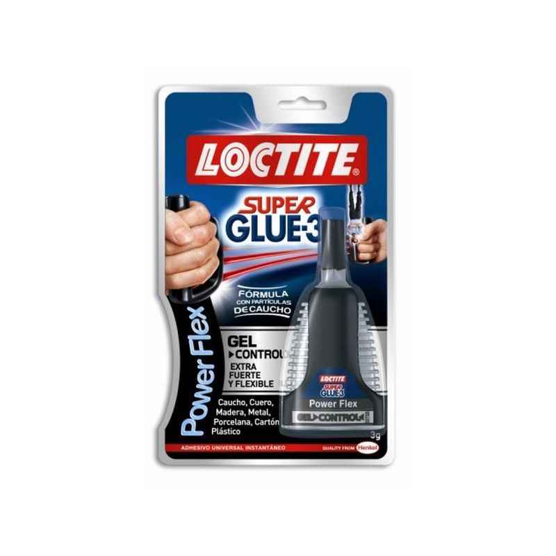 PEGAMENTO INSTANTANEO GEL 3 GR SUPER GLUE3 CONTROL POWERFLEX