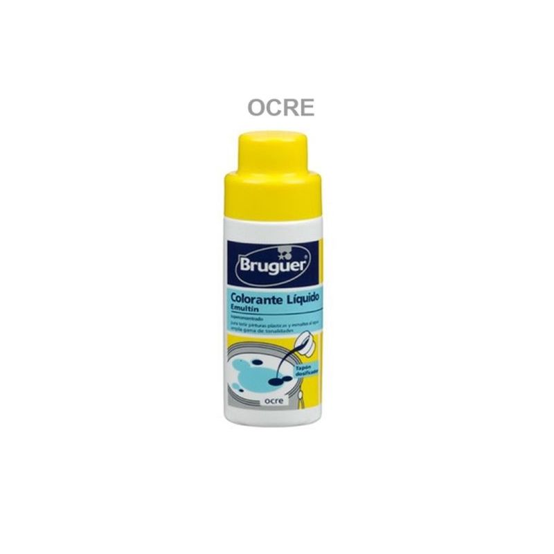 TINTE CONCENTRADO AL AGUA 50 ML OCRE EMULTIN BRUGUER