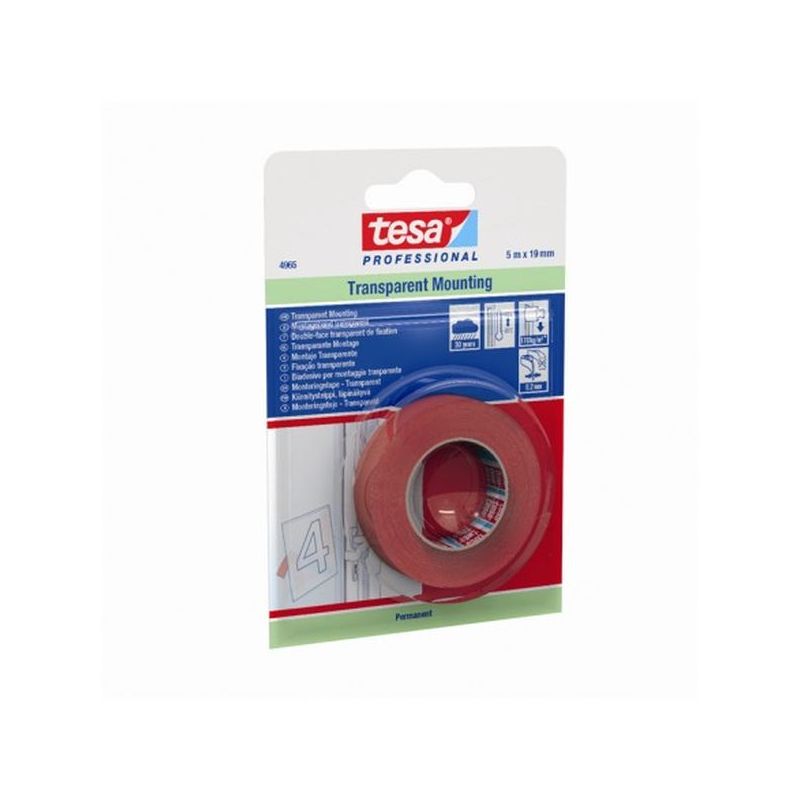 CINTA ADH 19MMx 1,5MT D/CARA PET TRA TESATAPE