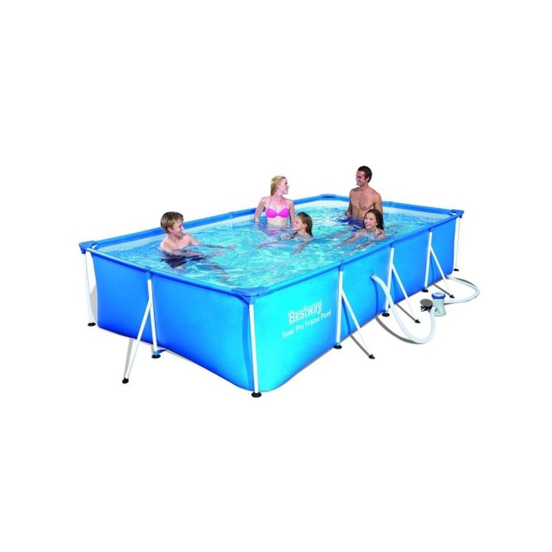 PISCINA PVC RECT 300X201X66CM CART 3300LT SPLASH FP BESTWAY