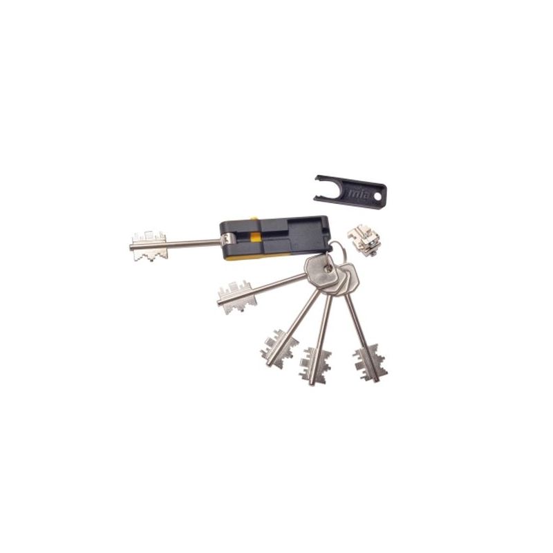 BLOQUE SEG. CERRADURA 92MM 3130 4 LLAVES+1 PLEGABLE MIA-ATRA