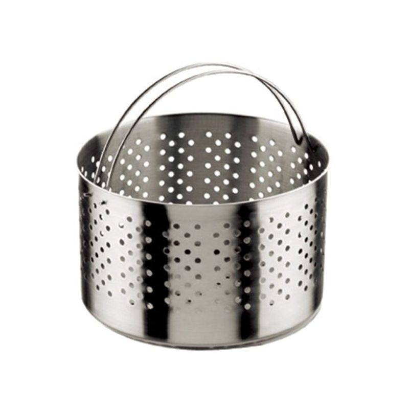CESTILLO COC ALTO 21CMØ PERF-COLADOR PARA OLLA INOX INOXIBAR