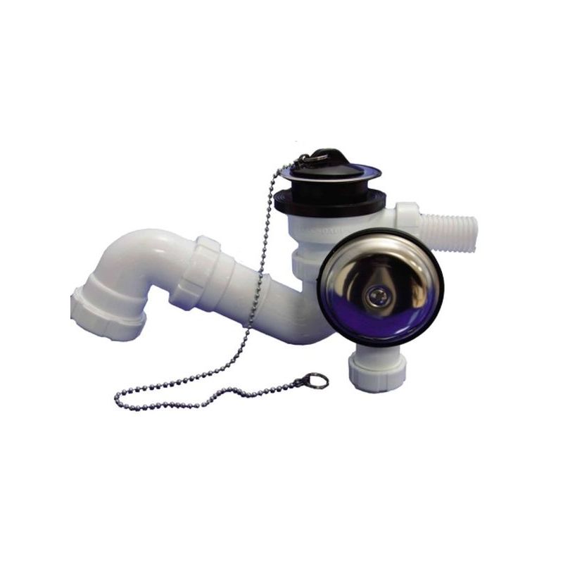 VALVULA FONTAN BAÑERA Ø70-1 1/2 &quot; SIFON PVC T-64C HIDROT