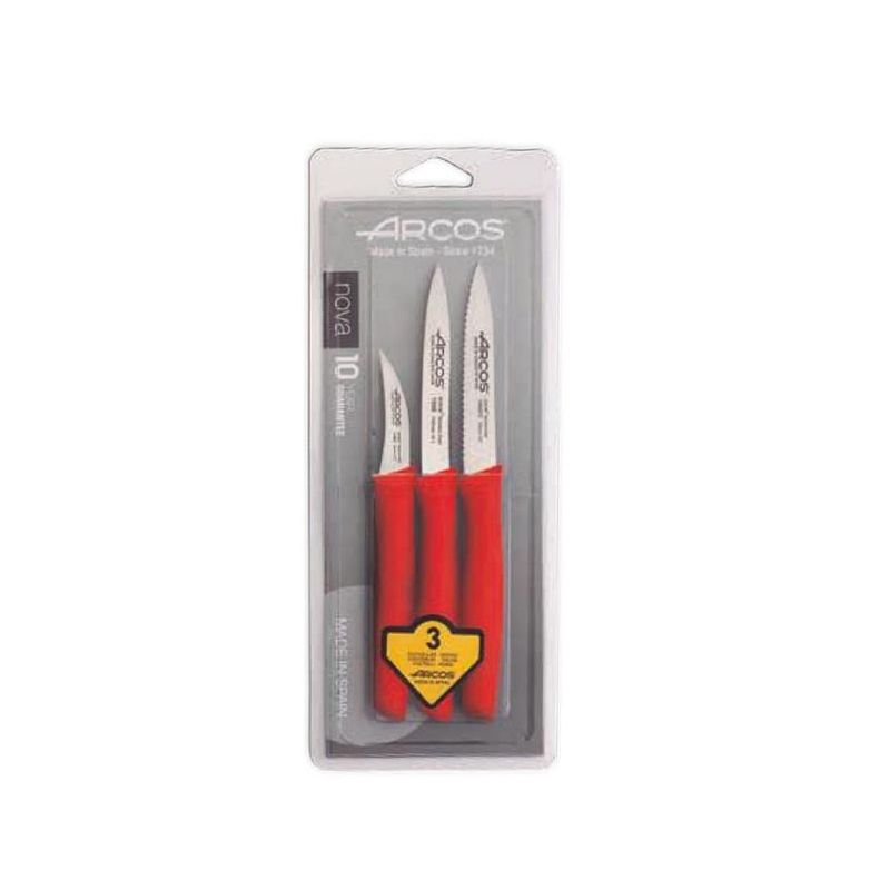 CUCHILLO COC MONDADOR M/POLIP INOX RO NOVA ARCOS 3 PZ