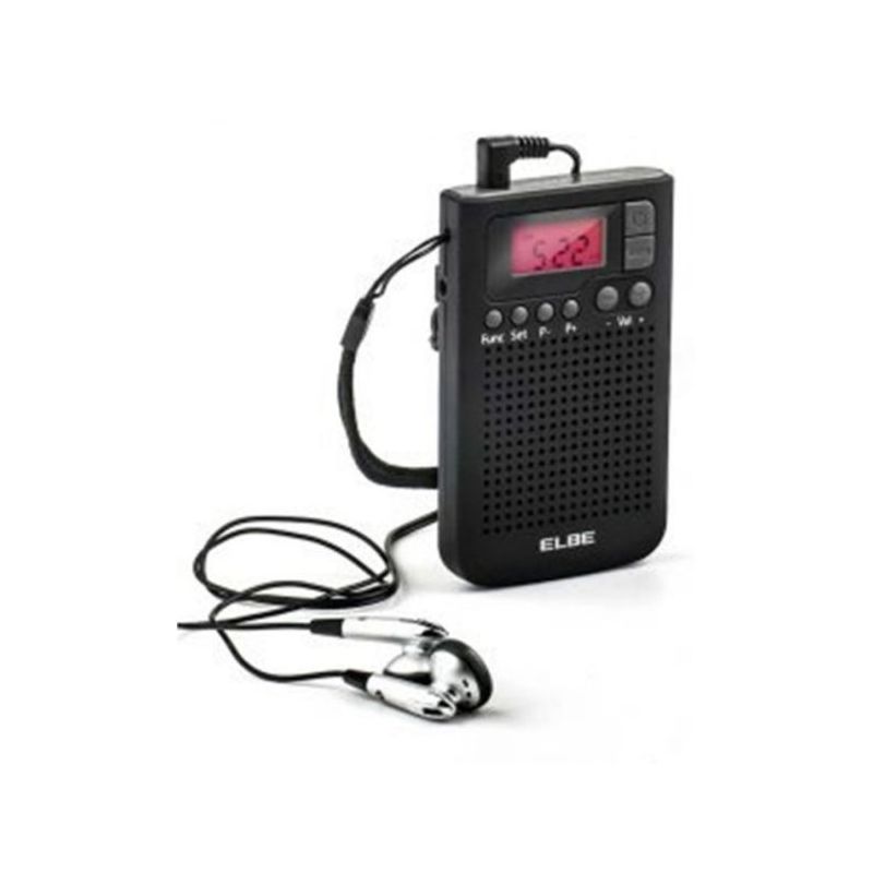 RADIO PORTATIL 9,8X6X1,8CM DIGIT. ELBE NE AM/FM RF-93