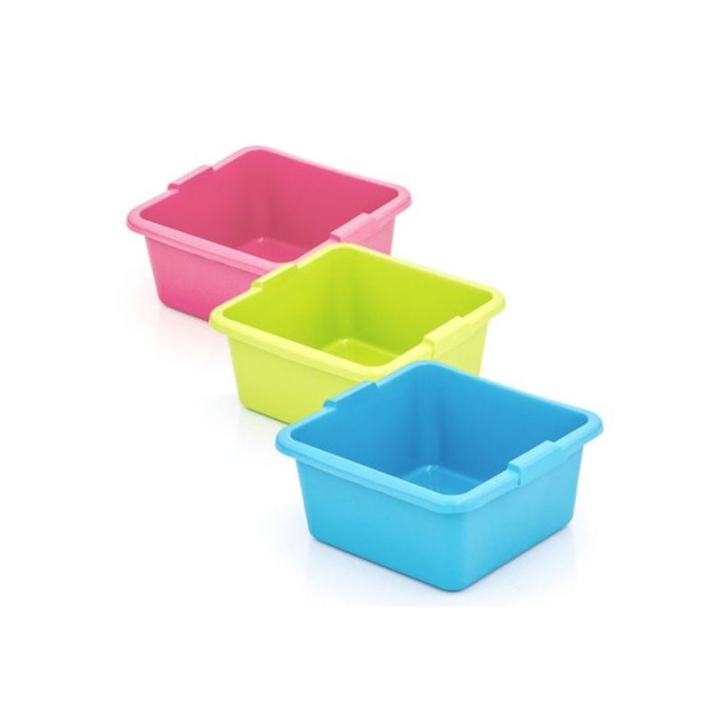 BARREÑO AGUA 20 LT CUADRADO TES PL SURT 38X38X19CM 6578L