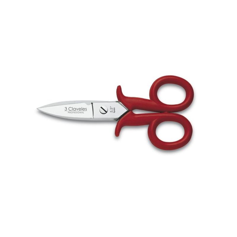 TIJERA ELEC AIS1000V 05,5&quot; M/INY.NYLON A/C NIQ RO 3CLAV