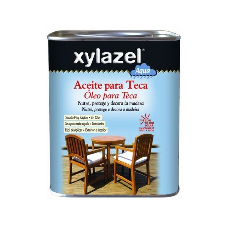 ACEITE TECA PROTECTOR AL AGUA MIEL XYLAZEL 750 ML