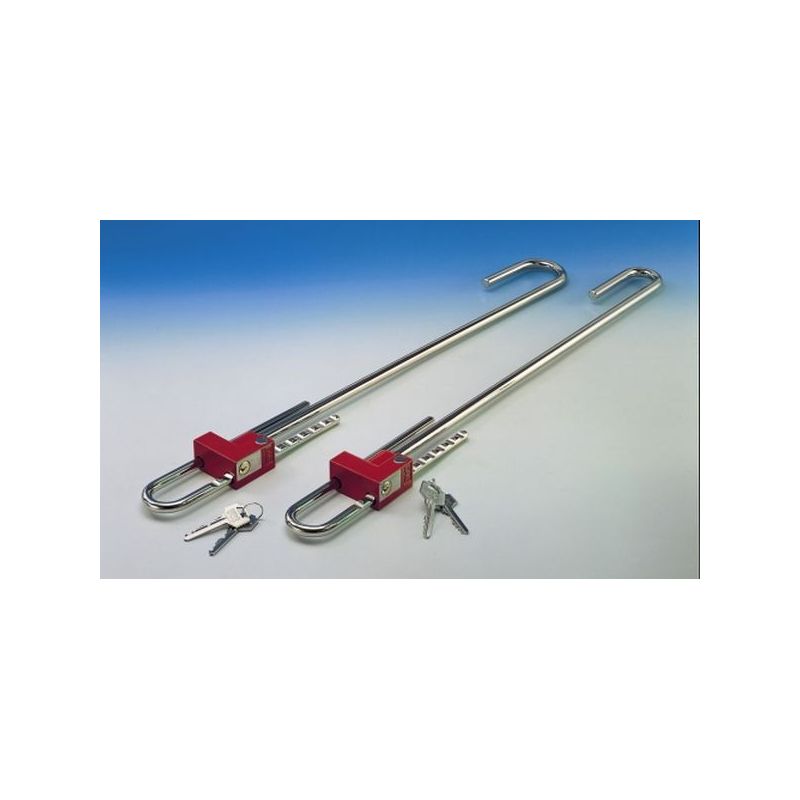 CANDADO ANTIRROBO COCHE ARCO CREM.Ø10MM NORMAL NIQ 82 FAC