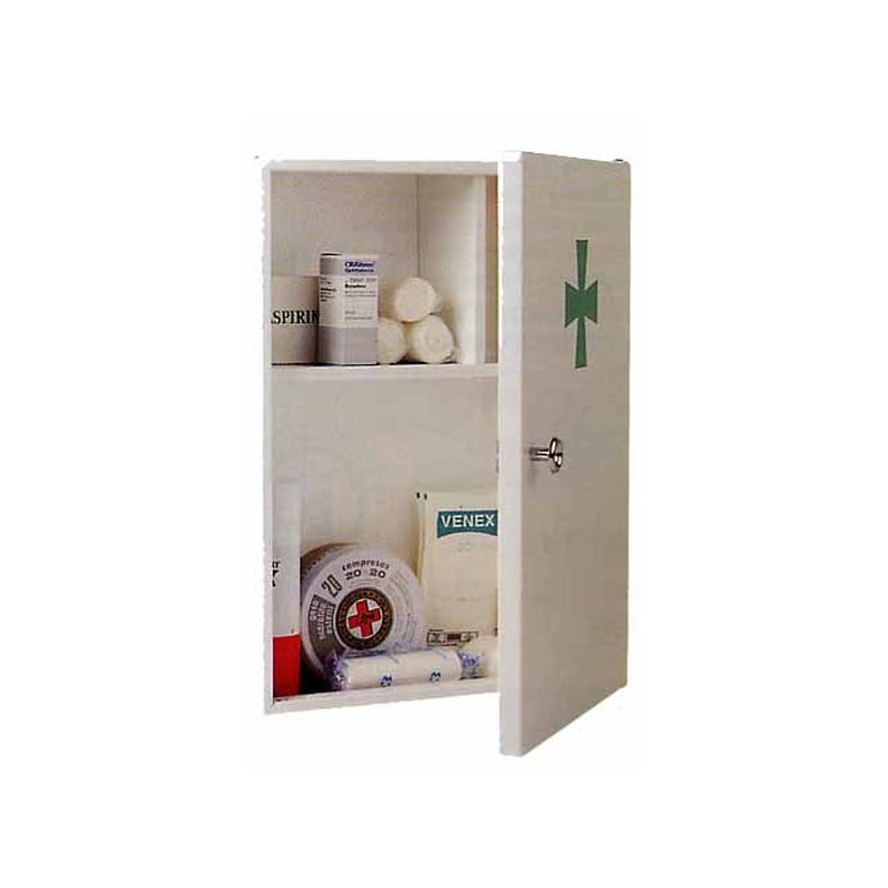 BOTIQUIN PRIMEROS AUX 400x300x120MM PTA. C/TIR. BTV AC 00504