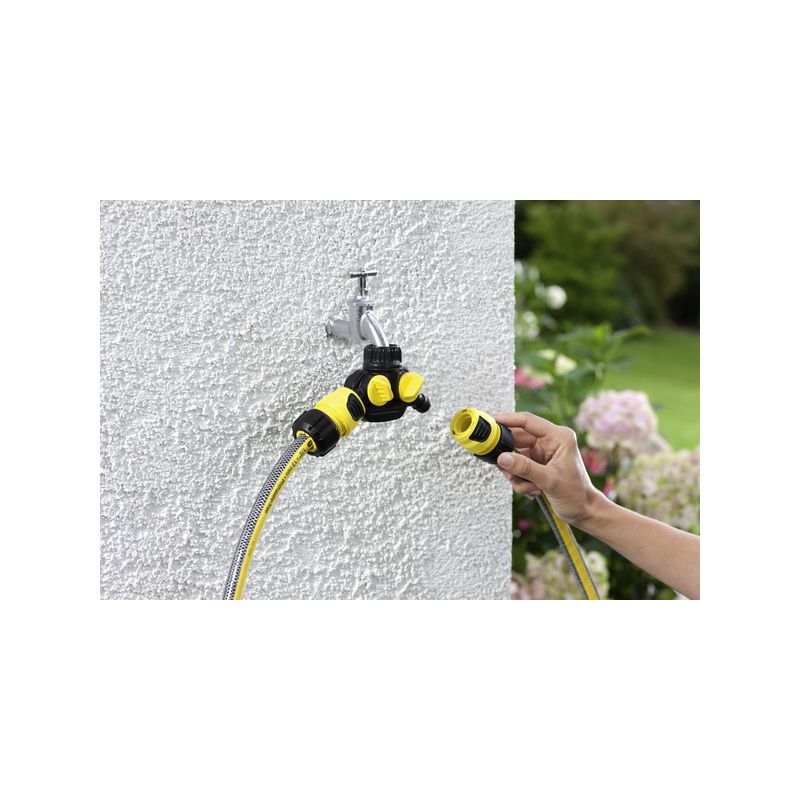 Conector para grifo dos vias