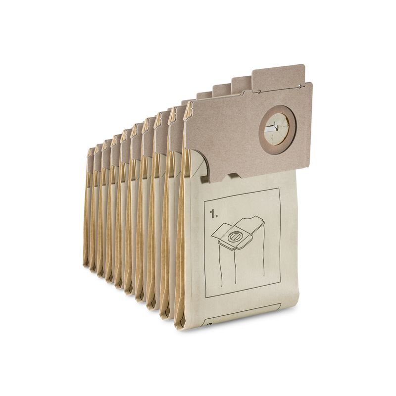 Bolsas de filtro de papel, 10 x , CV 36/2, CV 46/2