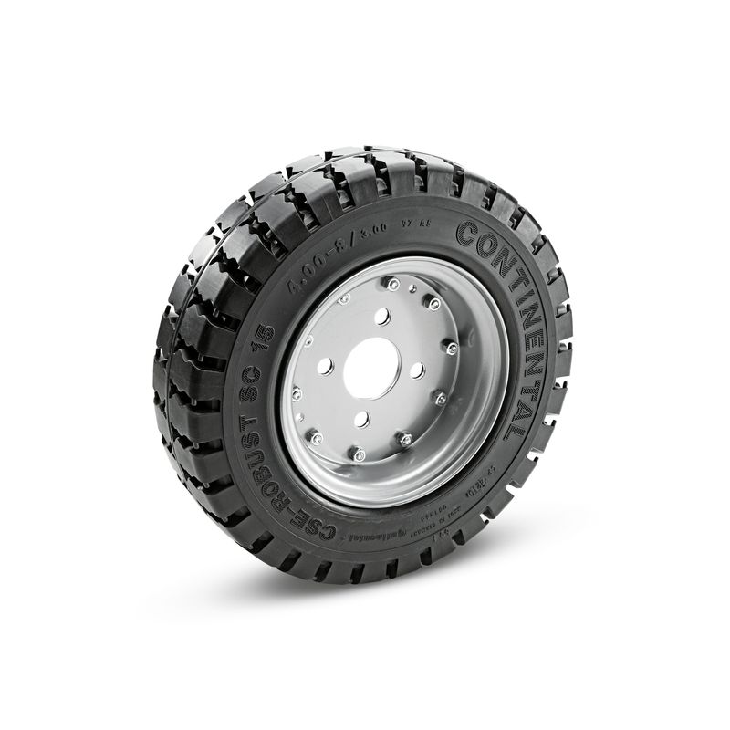 Neumáticos protegidos contra pinchazos (juego), caucho macizo