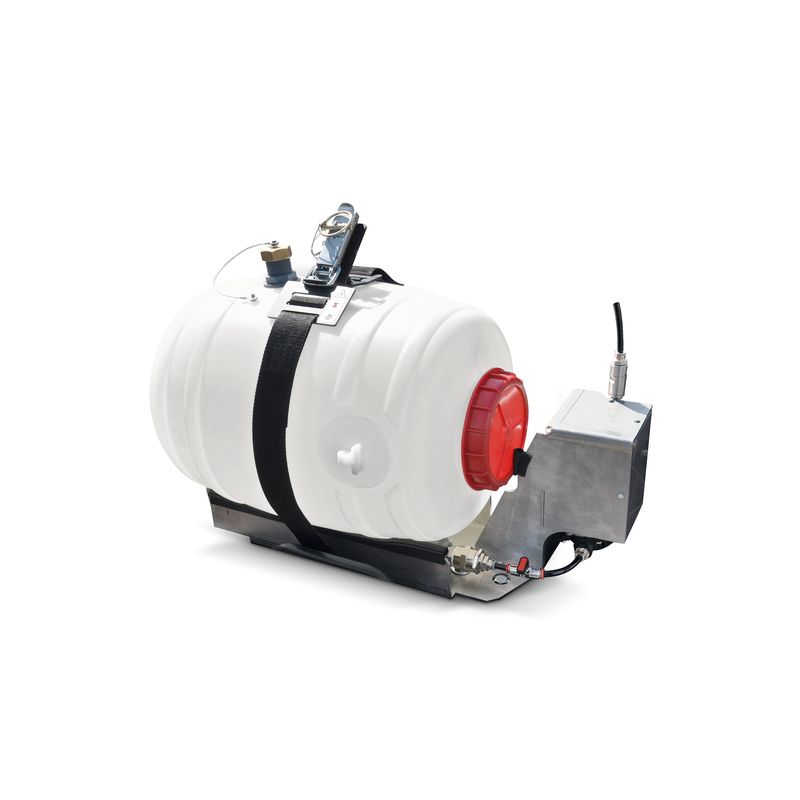 Sistema de pulverización de agua para cepillos laterales