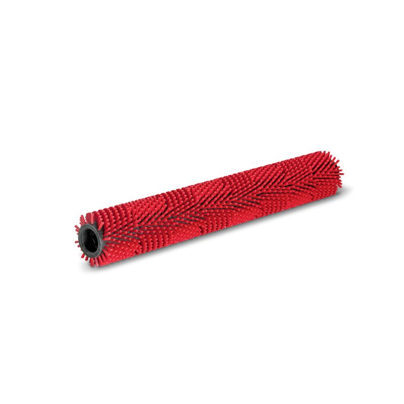 Cepillo cilíndrico, medio, rojo, 532 mm
