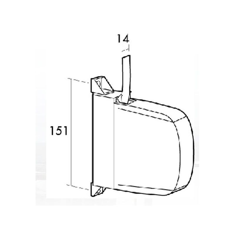 RECOGEDOR PERSIANA BLANCO 