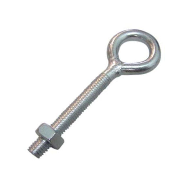 HEMBRILLA CERRADA C/TUERCA M6 ZINCADA (100 UDS)