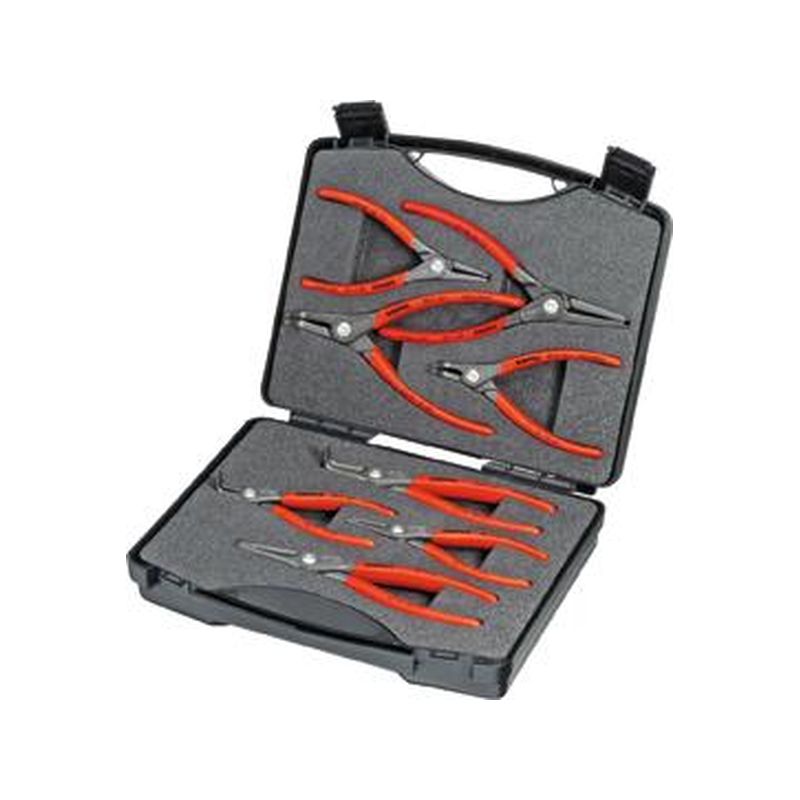 JGO ALICATES P/ CIRCLIPS PRECISIÓN DE 8 PZAS KNIPEX