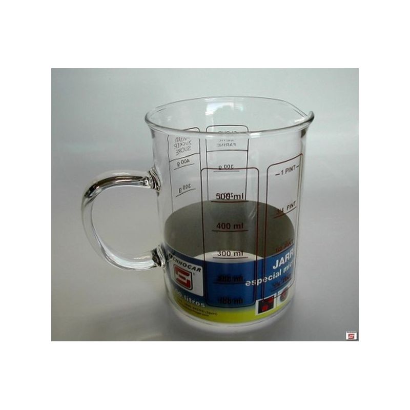 JARRA LIQ. MEDIDORA 0,6LT CRIST TECNHOGAR                   